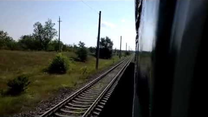 Вид из окна поезда Кишинев - Одесса