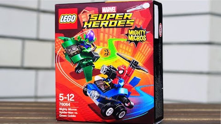 Зелёный Гоблин и Человек-Паук (LEGO Mighty Micros 76064)