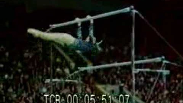 1978 USSR Gymnastics Champs. Elena Mukhina bars