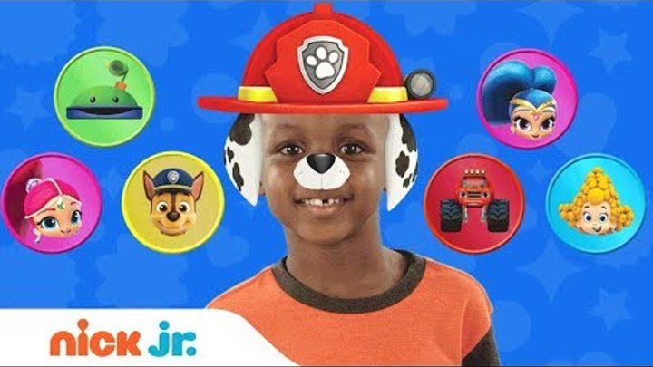 Play Junior Dress Up w/ PAW Patrol, Blaze, Bubble Guppies & More Favorites! | Nick Jr. Style
