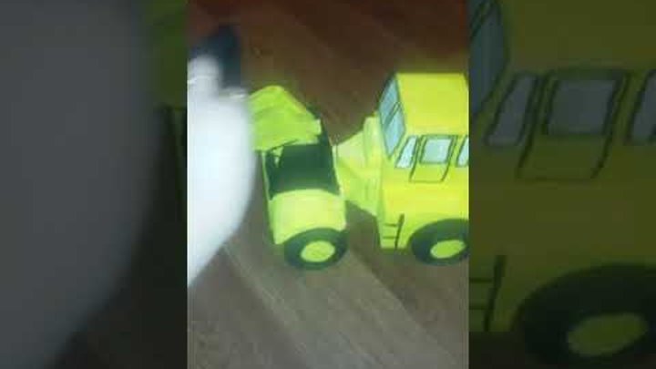 Поделка своими руками трактор К-700 с ковшом в детский сад!!!