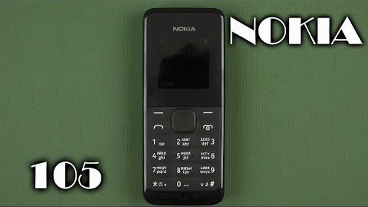 Распаковка Nokia 105 Black