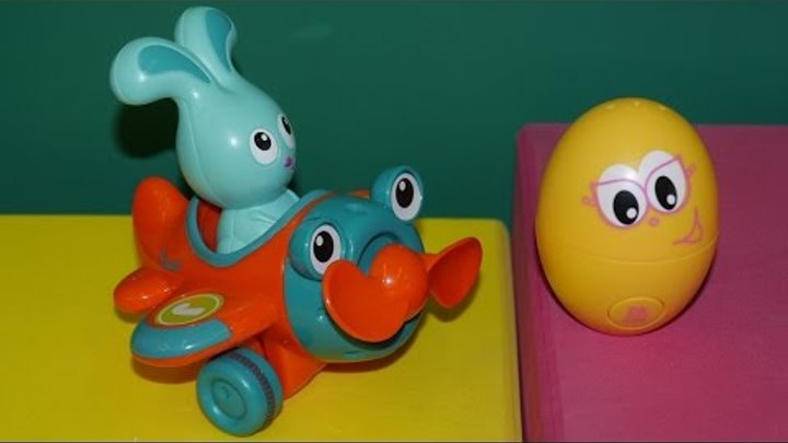 Игрушки и мультфильмы для детей: Surprise Egg - яйцо сюрприз. Банни и Самолёт