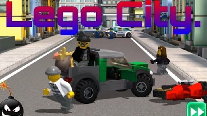 Игра Лего Сити Налёт Преступников прохождение и обзор игры на русском языке смотреть мультик онлайн.