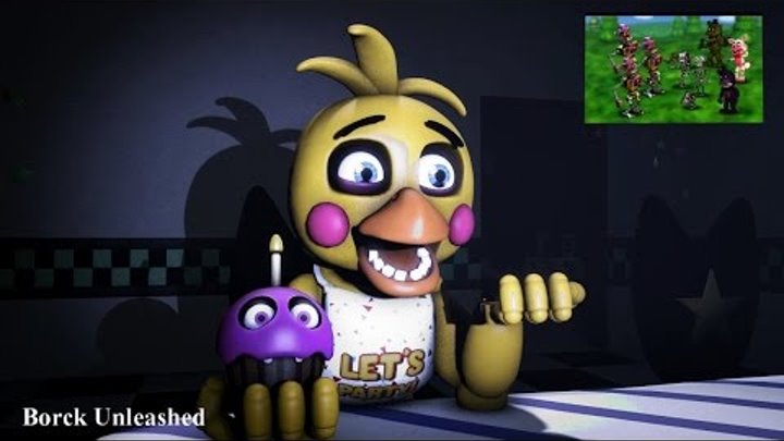 SFM| Toy Chica Reacts to FNAF World Teaser Trailer| HD