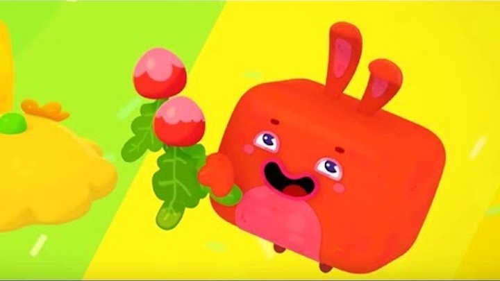 Развивающий мультфильм для детей - Четверо в кубе - Там, где водятся витамины –окружающий мир