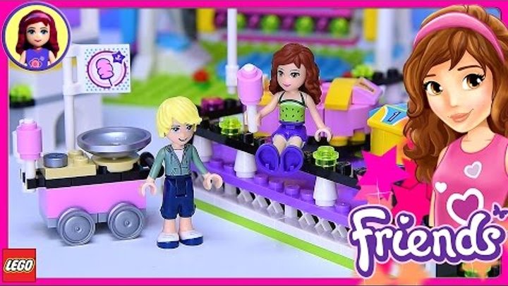 Lego Friends Amusement Park Bumper Cars Build Review Silly Play - Kids Toys