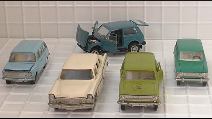 Коллекция ретро машин. Советские автомобили. Часть 1 ВАЗ 2102