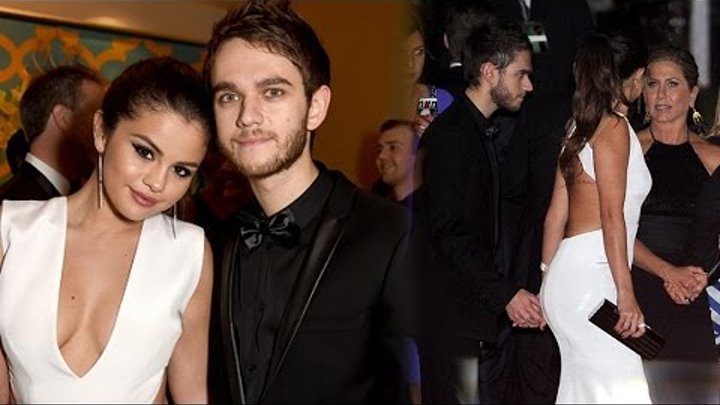 Selena Gomez & Zedd Holding Hands at Golden Globes Party