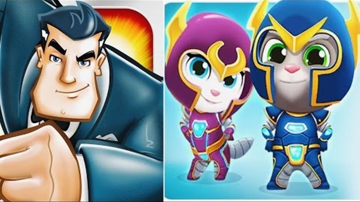 Agent Dash vs Talking Tom Gold Run Cyber Angela смотреть онлайн Agent Dash vs Talking Tom Gold Run Cyber Angela
