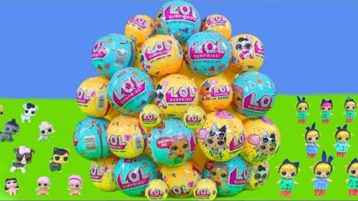 Giant LOL Surprise Ball Unboxing: Baby Dolls, Little Sisters, Confetti Pops & Blind Bags Series Giant LOL Surprise Ball Unboxing: Baby Dolls, Little Sisters, Confetti Pops & Blind Bags Series