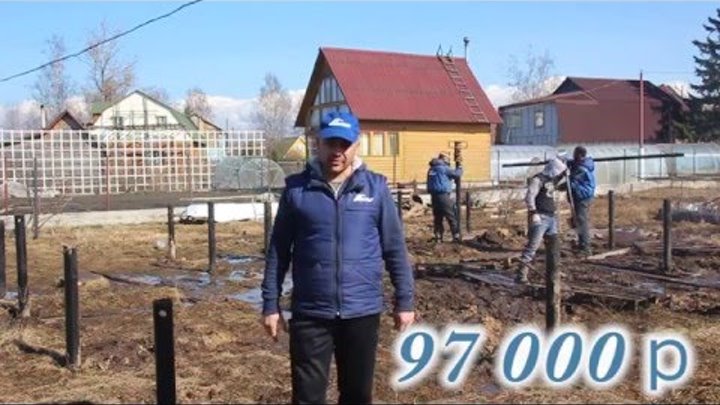 Фундамент на винтовых сваях 9 на 10 м. Сваи повышенной надежности. ООО "СВ-Фундамент" Фундамент на винтовых сваях 9 на 10 м. Сваи повышенной надежности. ООО "СВ-Фундамент"