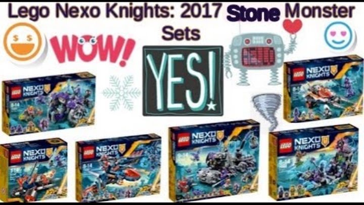 Lego Nexo Knights: 2017 Storm Monsters Sets