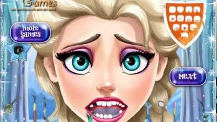 Эльза Игры—Красивая Дисней Принцесса Стоматолог—Мультик Онлайн Видео Игры 2015 Elsa Frozen