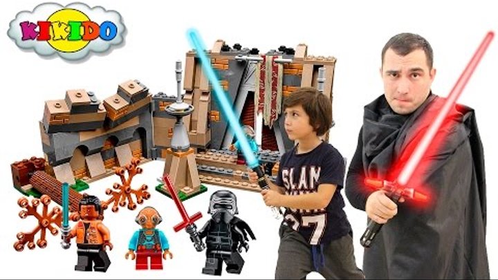 Лего Звездные Войны Битва на планете Такодана 75139. Lego Star Wars Battle on Takodana. Кикидо