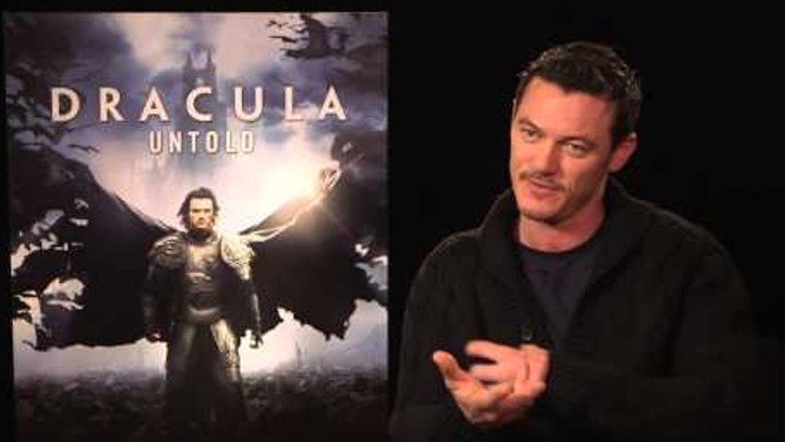 Luke Evans on Dracula Untold, Bran Castle Luke Evans on Dracula Untold, Bran Castle