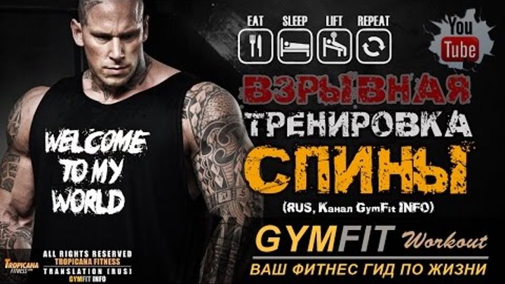МАРТИН ФОРД. ВЗРЫВНАЯ ТРЕНИРОВКА СПИНЫ (Звезда к.ф Неоспоримый 4, бодибилдер) RUS, Канал GymFit INFO МАРТИН ФОРД. ВЗРЫВНАЯ ТРЕНИРОВКА СПИНЫ (Звезда к.ф Неоспоримый 4, бодибилдер) RUS, Канал GymFit INFO