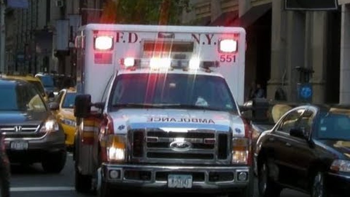 FDNY Ambulance Responding in Manhattan