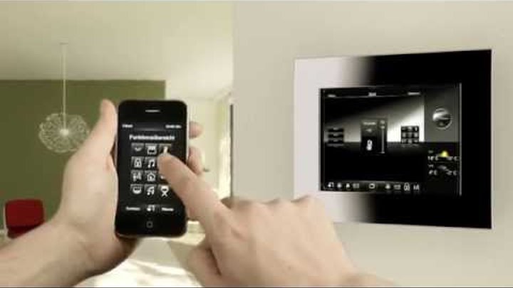 Smart House Jung - control via iPhone.