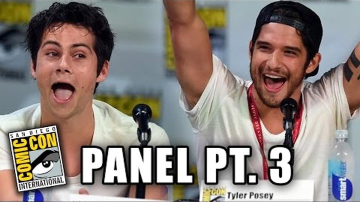 Teen Wolf Comic-Con 2014 Panel Part 3 (Dylan O'Brien, Tyler Hoechlin, Tyler Posey)