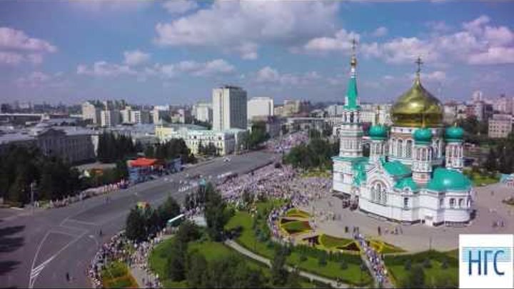 Аэросъемка Омска в день 300-летия Аэросъемка Омска в день 300-летия