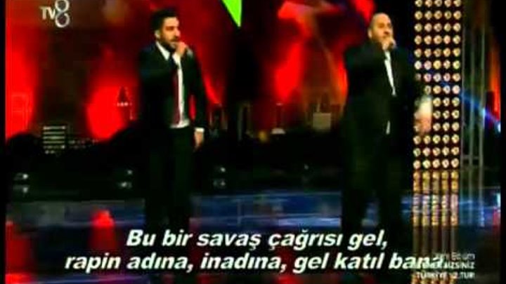 Burak ve Erdal Toprak Kardeşler Yetenek Sizsiniz Türkiye Rap Performansı (08 02 2015)
