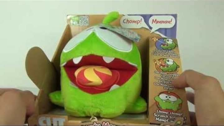 Cut The Rope Candy Monster Om Nom Talking & Walking Funny Toy Review, Vivid Toys