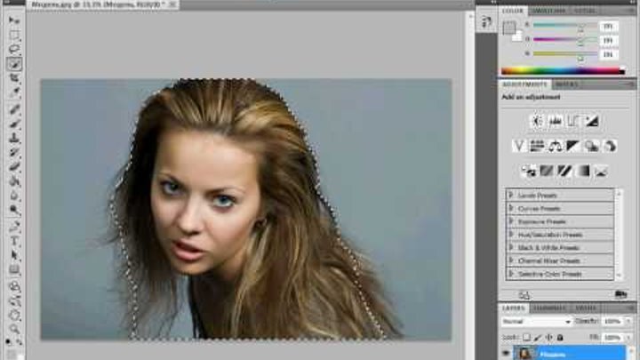 Выделение сложных объектов в Adobe Photoshop CS5 (4/19) Выделение сложных объектов в Adobe Photoshop CS5 (4/19)