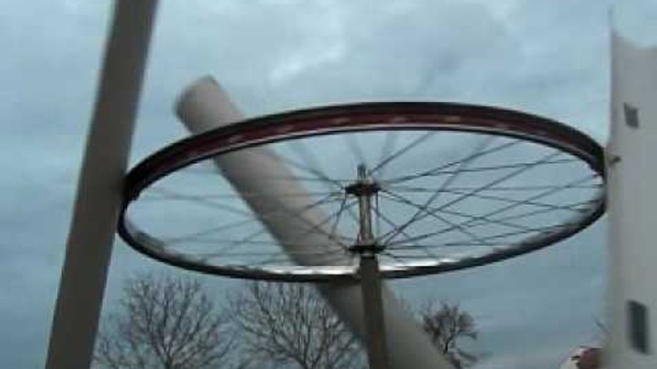 ветряк из велосипедного колеса своими руками