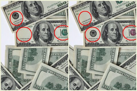 найди отличия доллары. 5 долларов купюра. средства защиты на банкнотах 1928-1995 доллары. найди доллар ответы. найди доллар.